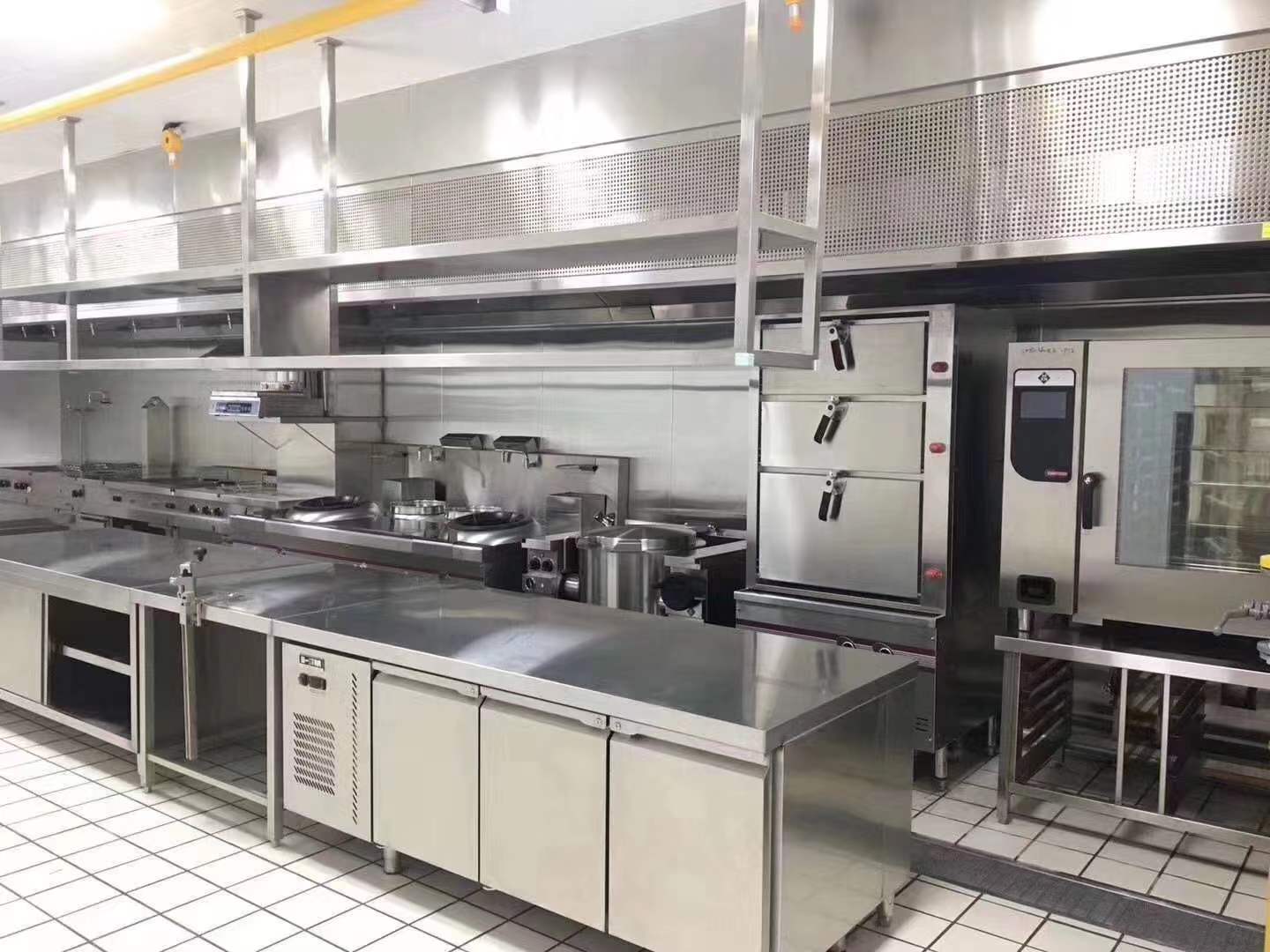 800人食堂厨具设备工程设计怎么配置电磁灶设备